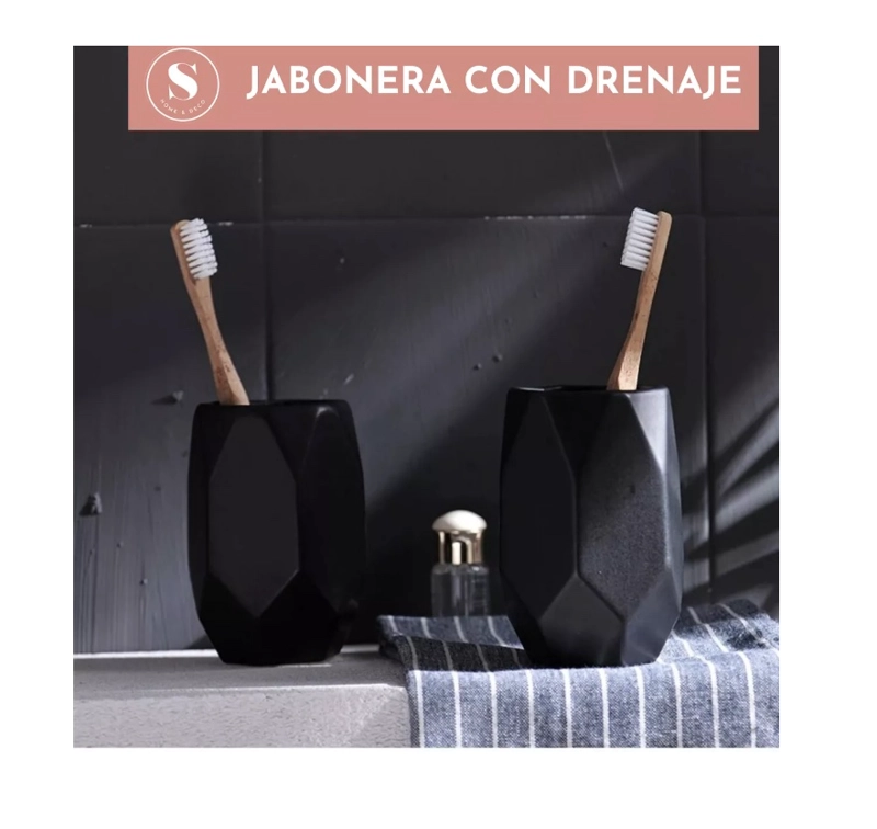 Set Para Baño De 5 Piezas Ceramica - 6