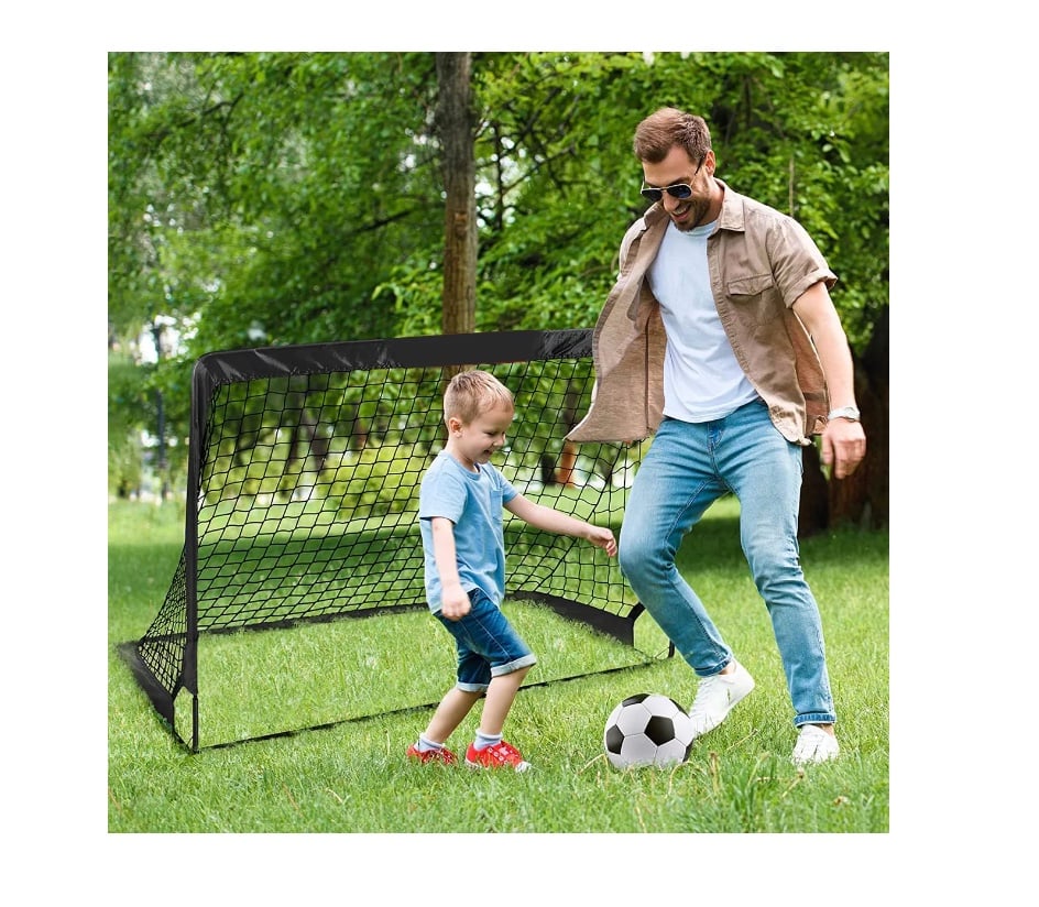 SET RIQUI DE 2 ARCOS FUTBOL PLEGABLES CON BOLSA DE TRANSPORTE - 5