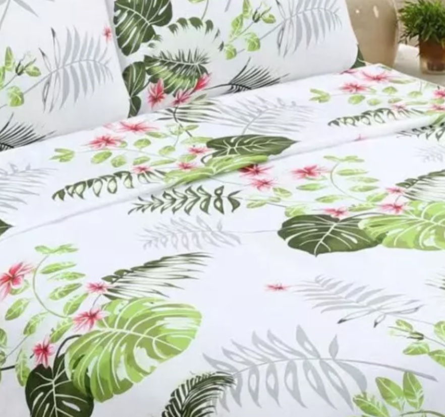 SÁBANAS RIQUI HOJAS 1.5 PLAZAS MULTICOLOR - 2
