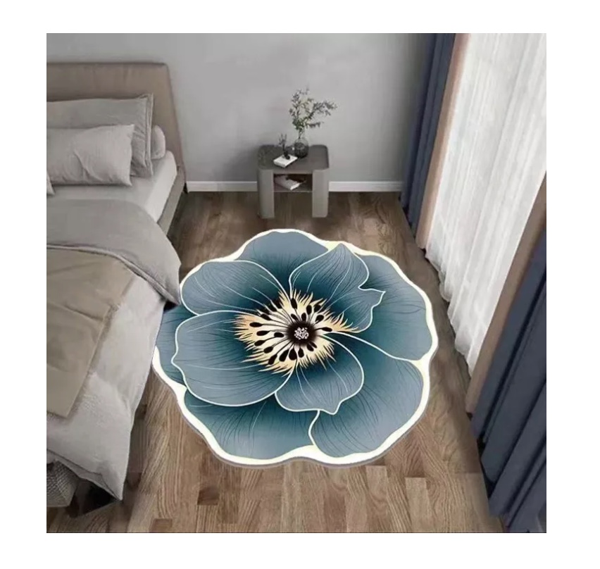 ALFOMBRAS RIQUI FORMA FLOR PEQUEÑA 80 X 80 CM - 3