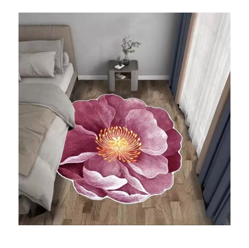 ALFOMBRAS RIQUI FORMA FLOR 80 X 80 CM - 3