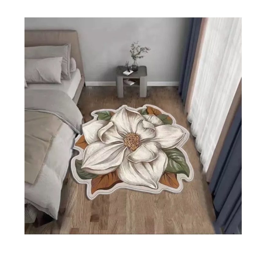 ALFOMBRAS RIQUI FORMA FLOR PEQUEÑA 80 X 80 CM - 3