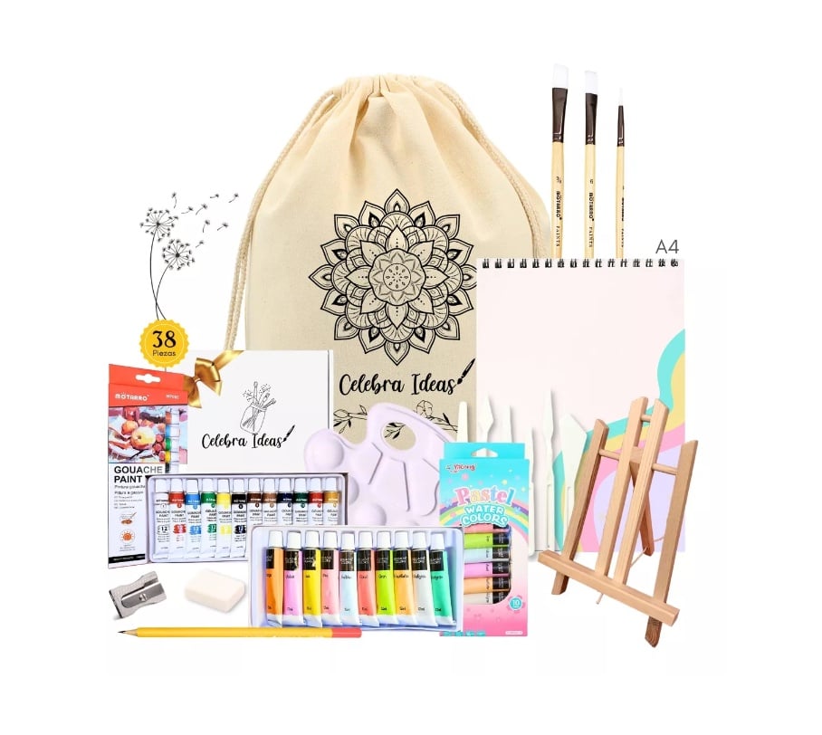 SET ARTE RIQUI PINTURAS GOUACHE - 1