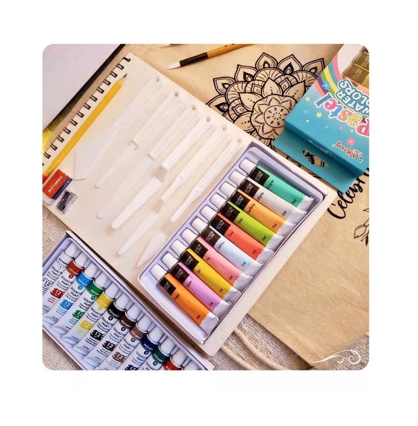 SET ARTE RIQUI PINTURAS GOUACHE - 6