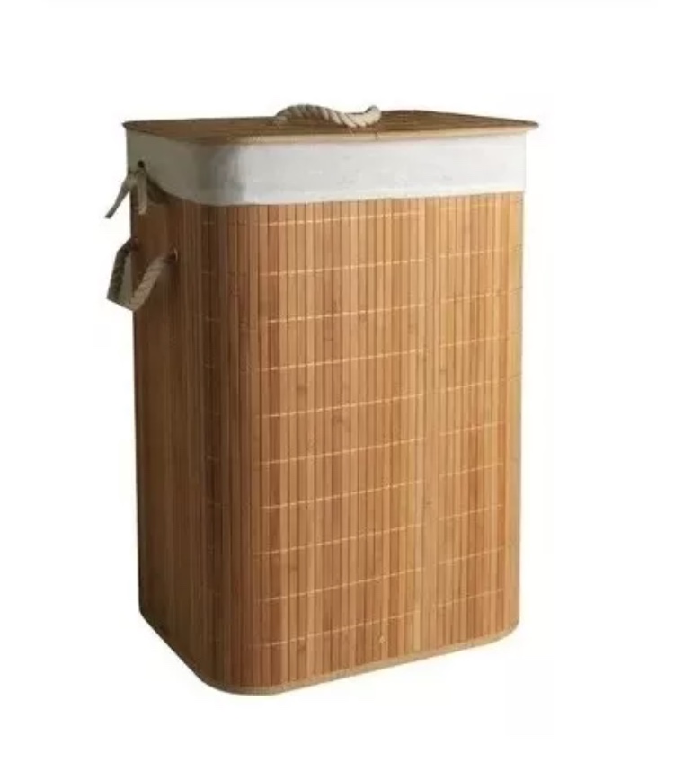 CANASTO CESTO ROPA SUCIA PLEGLABLE  BAMBU - 3