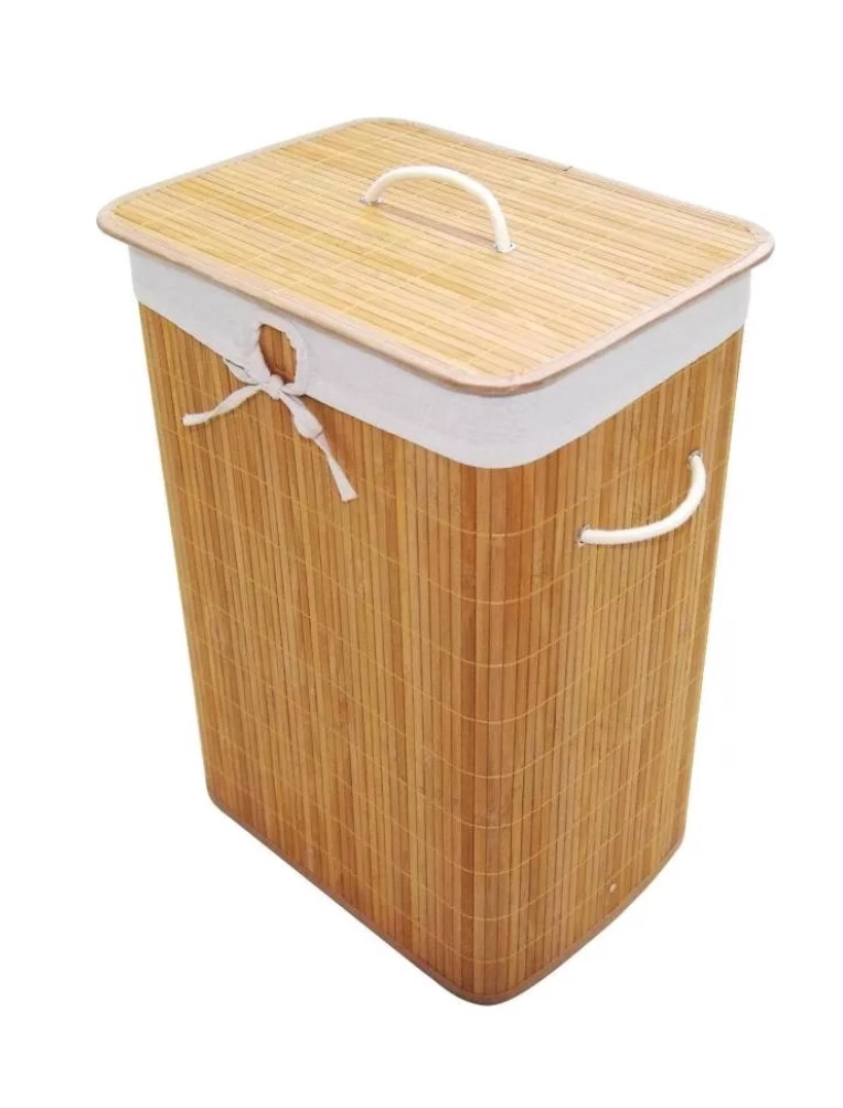 CANASTO CESTO ROPA SUCIA PLEGLABLE  BAMBU - 4