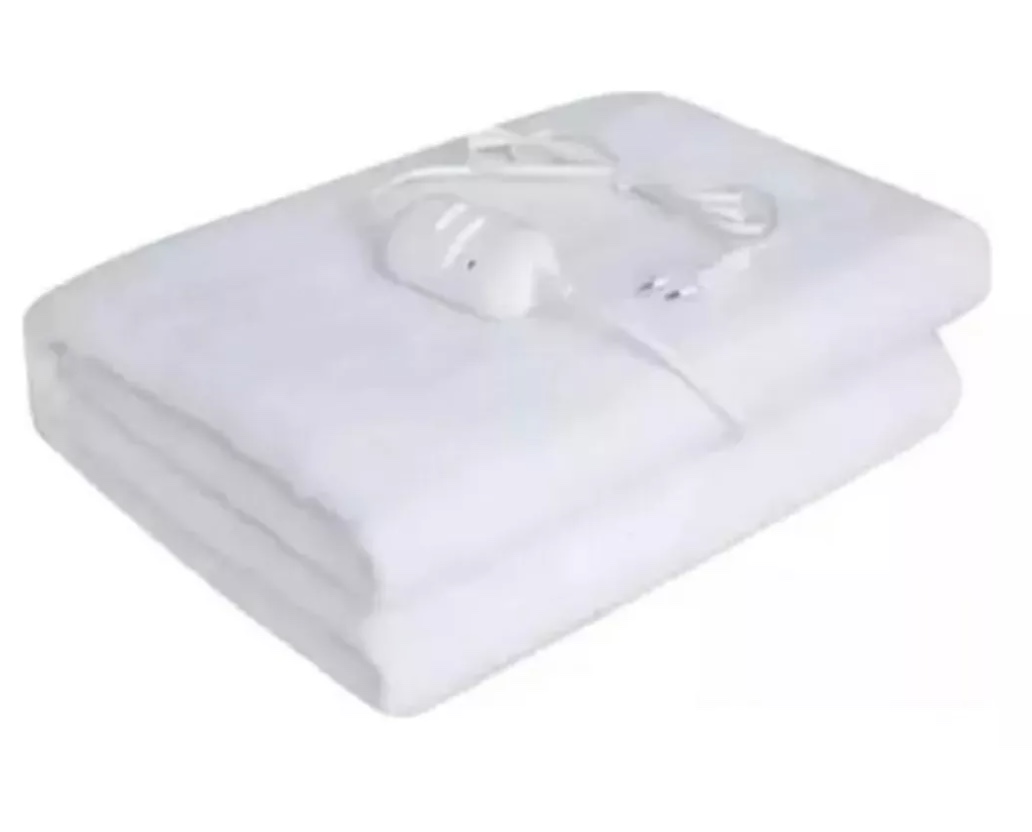 CALIENTA CAMA ELECTRICO RIQUI BLANCO 1 PLAZA INVIERNO 2 NIVELES CALOR - 1