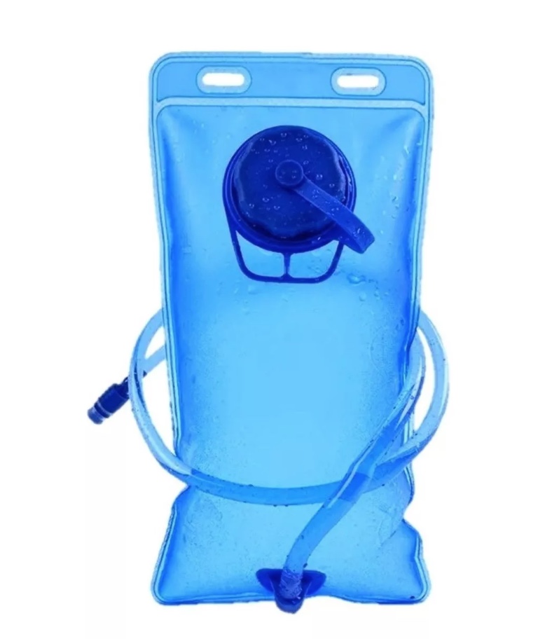 BOLSA DE HIDRATACIÓN RIQUI 2 L TREKKING, RUNNING CICLISMO COLOR CELESTE - 2