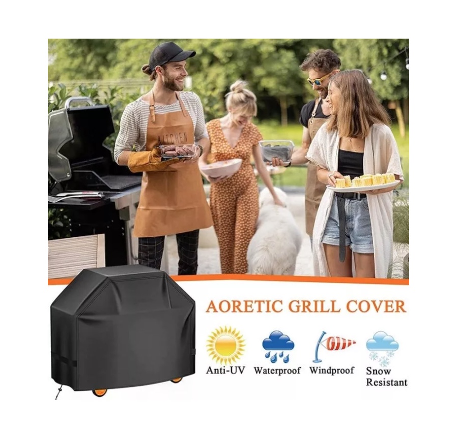 CUBIERTA PARRILLA ASADOR PROTECTOR EXTERIOR FUNDA BARBACOA - 8