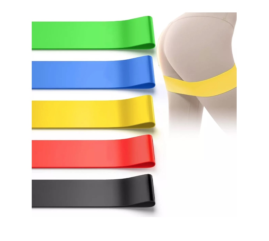 BANDAS ELASTICAS RIQUI LIGAS EJERCICIO ELASTICOS EJERCICIO SET X5 - 6