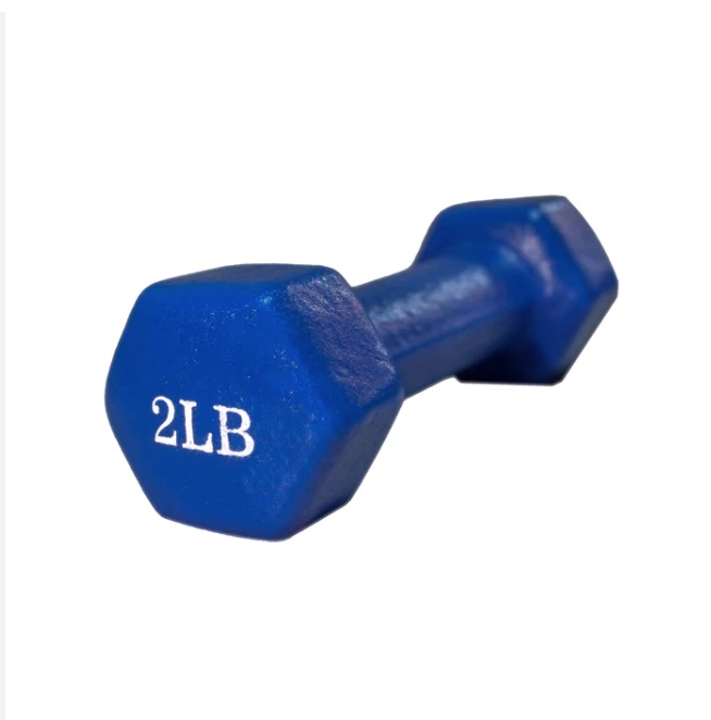 PESAS RIQUI ACERO MANCUERNAS DE 2KG (UNIDAD) FITNESS VINILO - 3