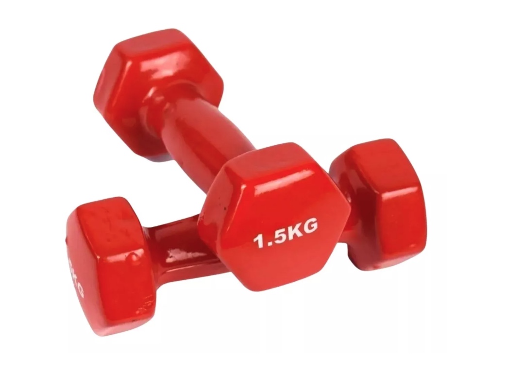 PAR MANCUERNAS RIQUI ACERO 1.5 KG HEXAGONALES - 1