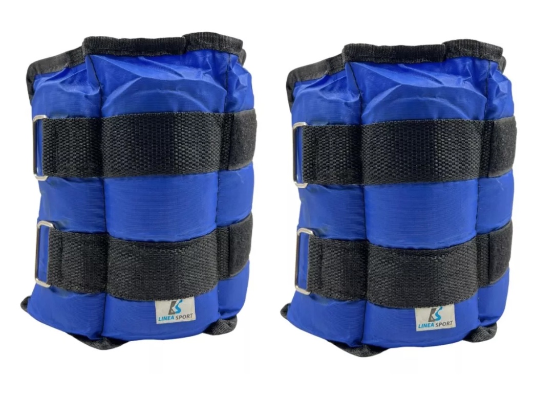 PAR DE PESAS RIQUI NYLON TOBILLERA Y MUÑECA 3KG C/U (TOTAL 6KG EL PAR) - 4