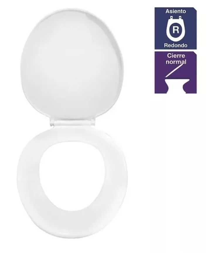 TAPA ASIENTO FANTASIA PARA WC BLANCA - 5