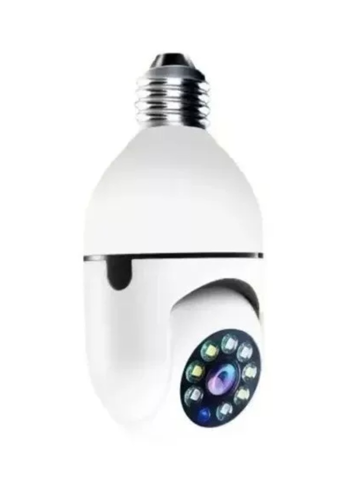 CÁMARA RIQUI IP SEGURIDAD AMPOLLETA MOTORIZADA 360° - 2