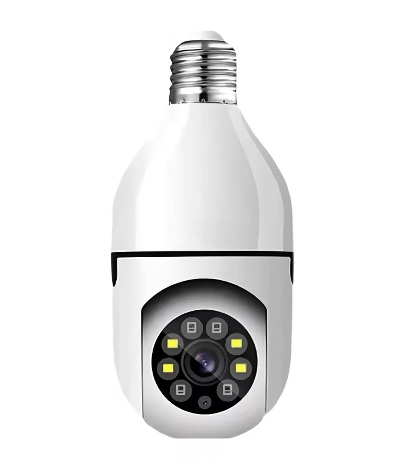 CÁMARA RIQUI IP SEGURIDAD AMPOLLETA MOTORIZADA 360° - 3