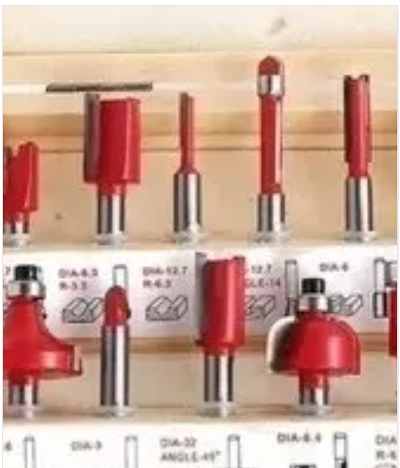 BROCA RIQUI 15 PIEZAS FRESAS MADERA ROUTER 6.35 MM 1/4 - 3