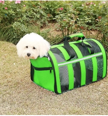 BOLSO TRANSPORTADOR MASCOTAS 34X24X23 RIQUI TALLA S - 3