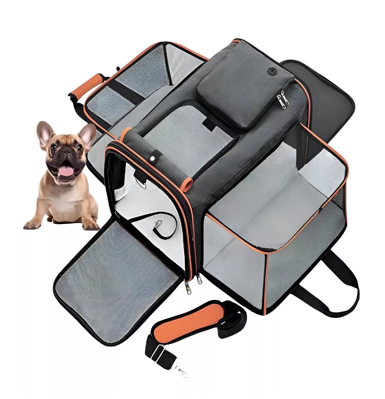 MOCHILA TRANSPORTADORA PERROS GATOS RIQUI - 4