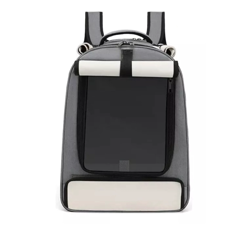 MOCHILA TRANSPORTADORA PERROS GATOS BOLSO MALLA RIQUI S XL - 1