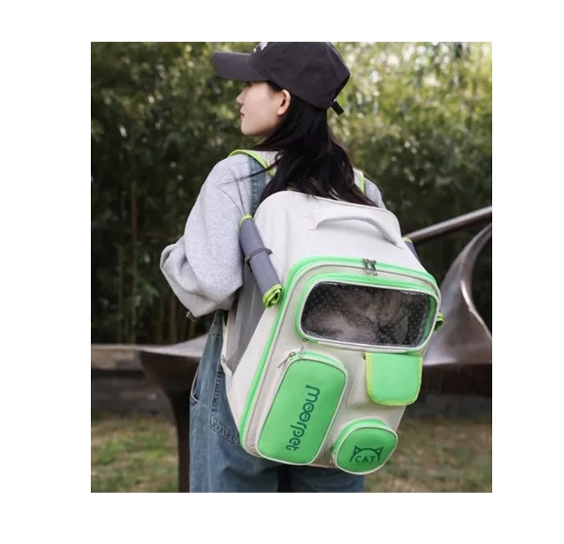 MOCHILA TRANSPORTADORA PERROS CONVERTIBLE PASEOS RIQUI - 5