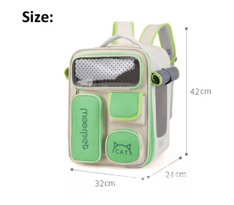MOCHILA TRANSPORTADORA PERROS CONVERTIBLE PASEOS RIQUI - 4