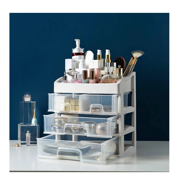 Organizador De Cosmeticos Maquillajes 3 Cajones - 5