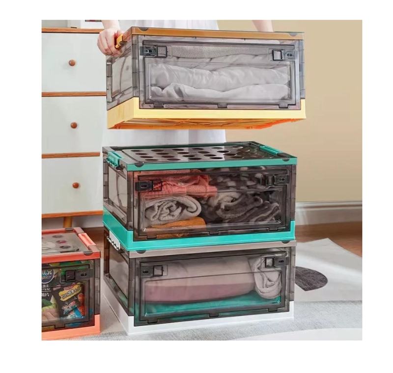 CAJA ORGANIZADORA CON RUEDAS APILABLE 42 LITROS CAJONERA - 3