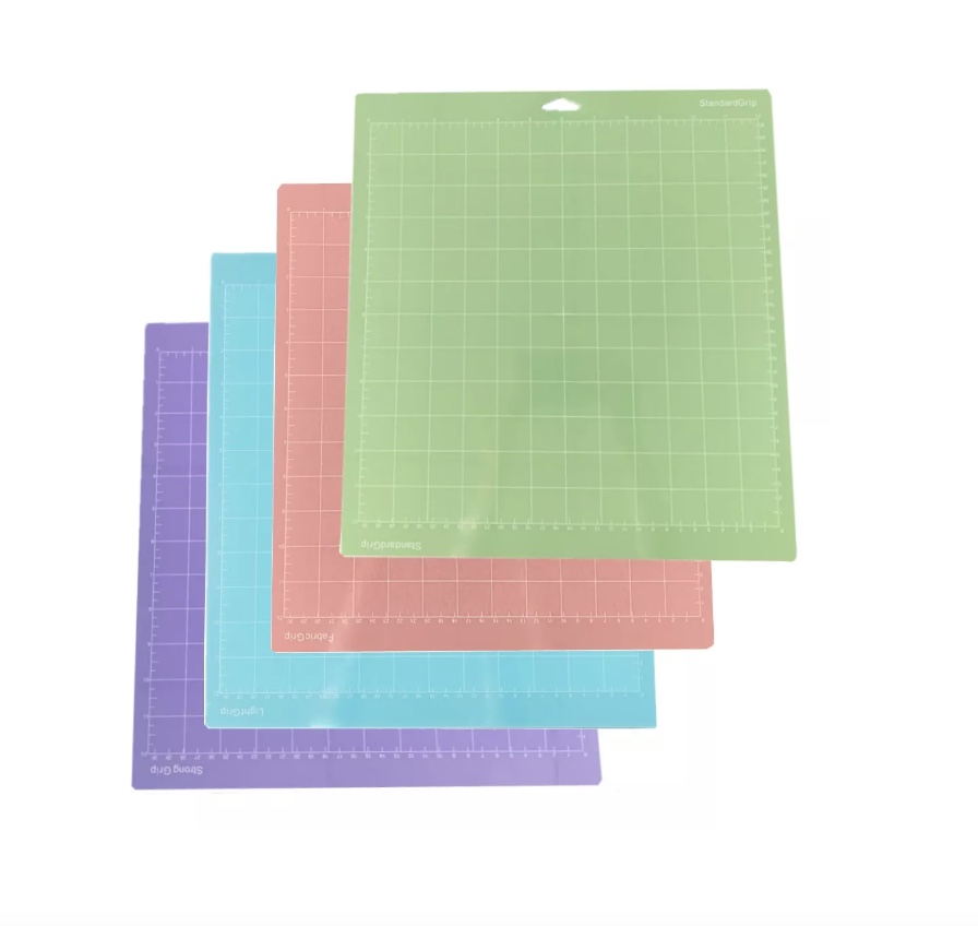 PACK RIQUI 4 TAPETES DE CORTE PARA CAMEO Y CRICUT 30CM X 30CM - 1