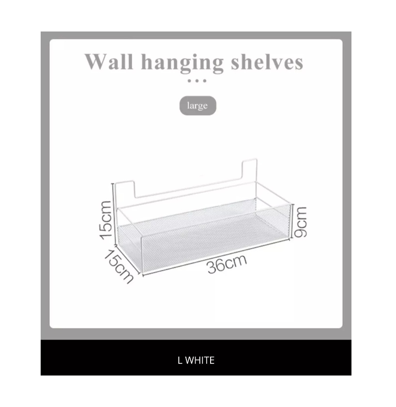 PACK 2 ORGANIZADOR RIQUI REPISA MULTIUSO HOGAR ADHESIVO ACERO INOX - 3