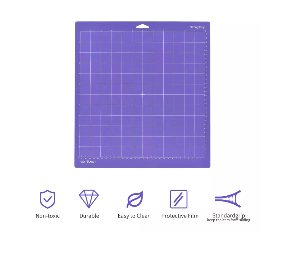 PACK 4 RIQUI TAPETES DE CORTE PARA CAMEO 4 Y CRICUT 30CM X 30CM - 2