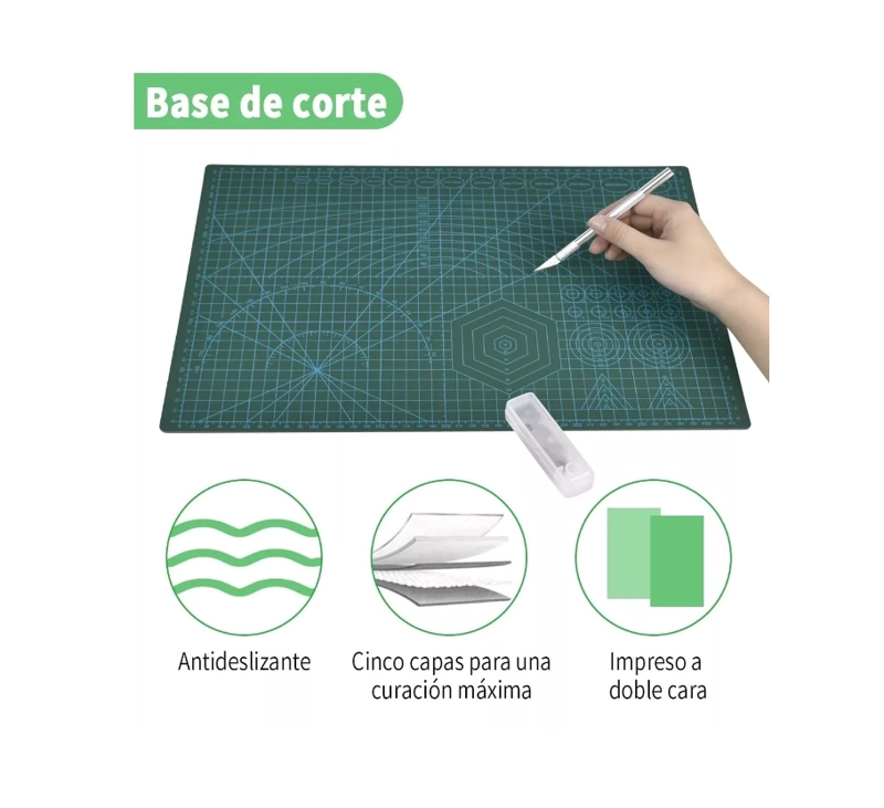 BASE RIQUI TABLA TAPETE PARA CORTE 30X45 A3 - 8