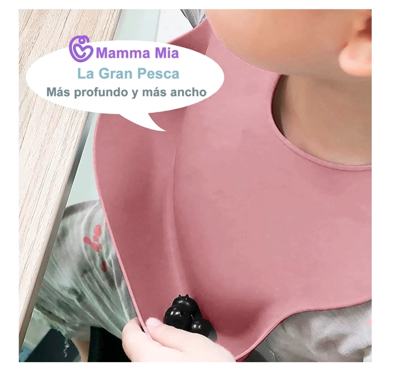 SILICONA RIQUI ANTIDESLIZANTE BEBÉS PLATOS CUENCOS CUCHARAS BURDEO - 7