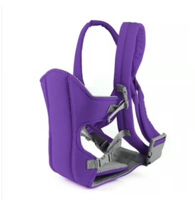 MOCHILA RIQUI PORTABEBÉS ACOLCHADO CANGURO AJUSTABLE MORADO - 2