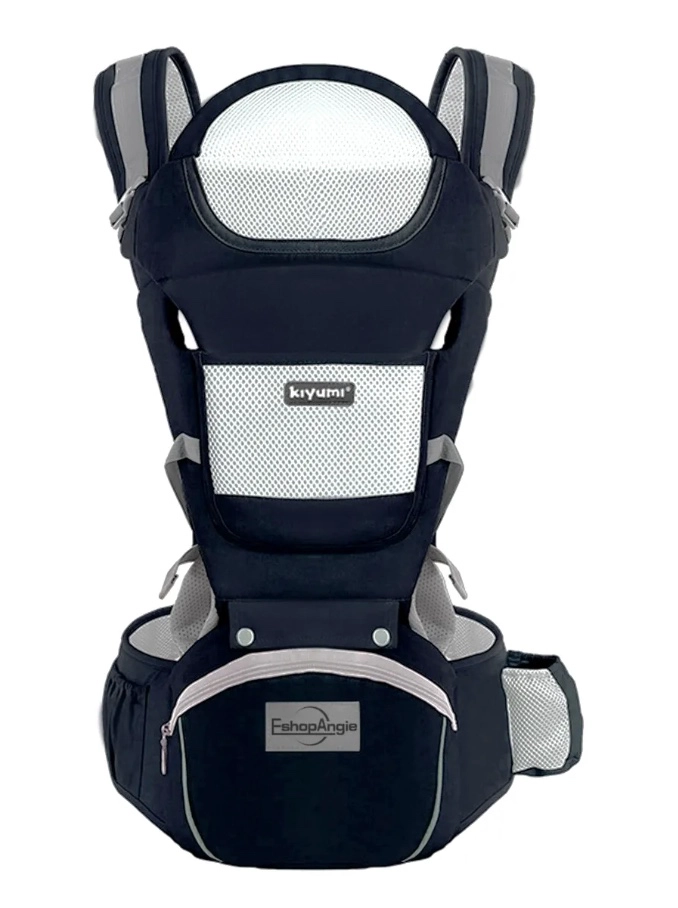 MOCHILA RIQUI PORTA BEBÉS ERGONÓMICA ASIENTO MULTIFUNCIONAL 6 EN 1 ROSA - 1