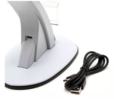 BASE CARGADOR RIQUI PS5 PARA DUALSENSE SLOT DE 2 CONTROLES - 6