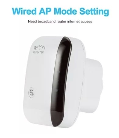 REPETIDOR WIFI INALÁMBRICO 2.4GHZ 300MB - 2
