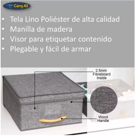 PACK 2 CAJAS ORGANIZADORAS PLEGABLES - 3