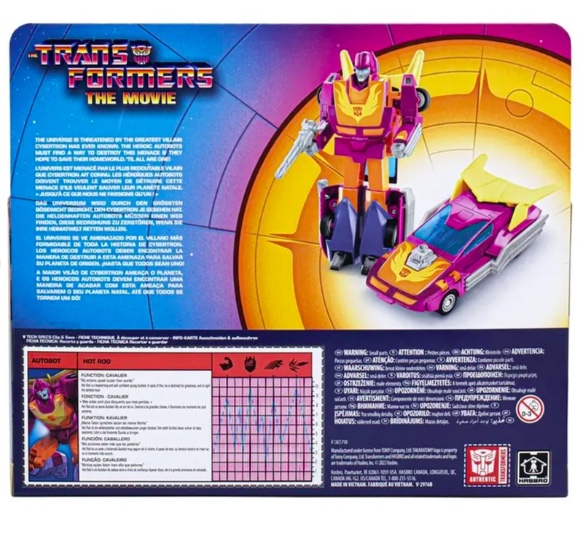 JUGUETE RIQUI THE TRANSFORMER THE MOVIE - AUTOBOT HOT ROD - 4