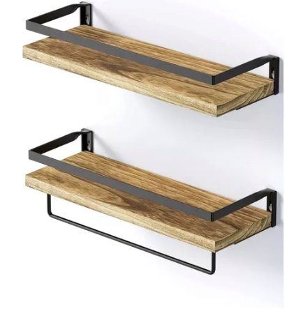 REPISAS RIQUI FLOTANTES MADERA - 1