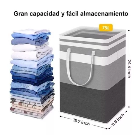 CESTO GRANDE PLEGABLE 75 L PACK 2 - 2