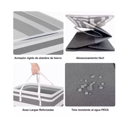 CESTO GRANDE PLEGABLE 75 L PACK 2 - 5