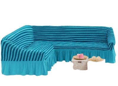 FUNDA CUBRE SOFA CUADRILLE CON DISEÑO TIPO L - 1