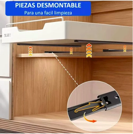 ORGANIZADOR DE COCINA REPISA EXTRAIBLE - 4