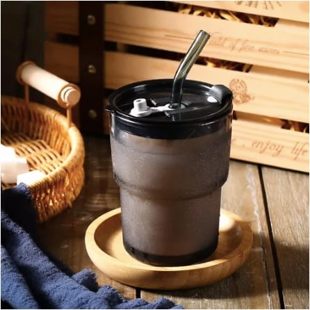 TAZA DE VIDRIO CON BOMBILLA - 4