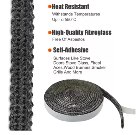 CORDÓN RIQUI FIBRA VIDRIO PUERTA 10 MM COMBUSTION LENTA - 6