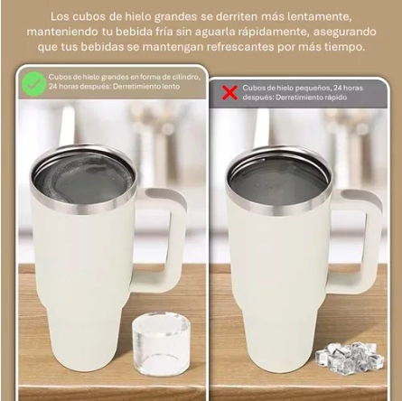 MOLDE DE HIELO DE SILICONA PARA VASO TÉRMICO TUMBLER AGREGAR A FAVORITOS - 5