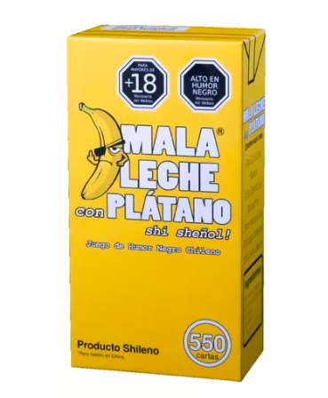 MALA LECHE CON PLÁTANO ES UNA EXPANSIÓN AUTOJUGABLE DEL JUEGO DE APUESTAS DE «COMPLETE LA ORACIÓN». - 1