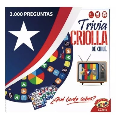 JUEGO RIQUI TRIVIA CRIOLLA CHILENA - 1
