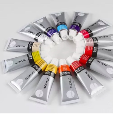 PINTURA ACRÍLICA RIQUI DALER ROWNEY 12 ML 24 TUBOS - 6